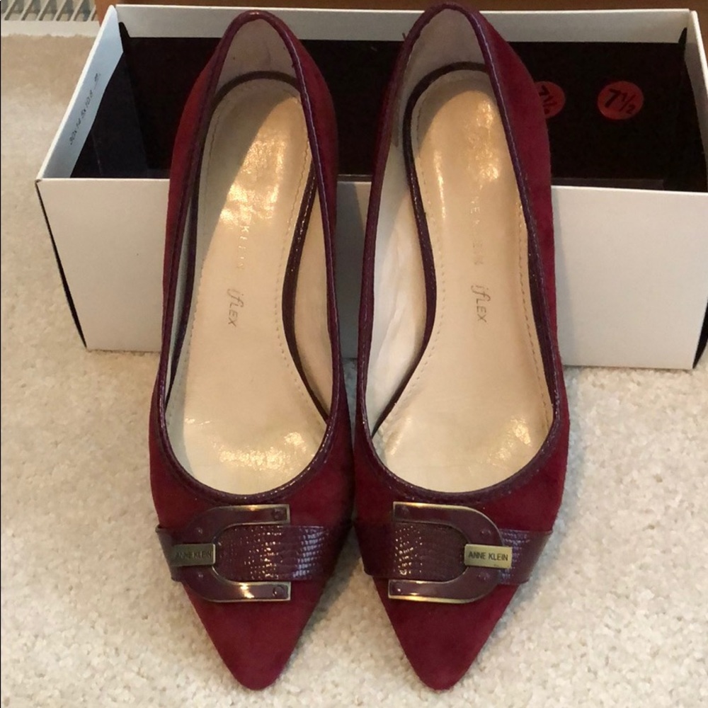 Anne Klein leather shoes iflex 7.5M